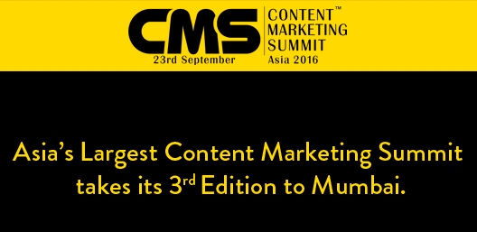 Content Marketing Summit Asia 2016